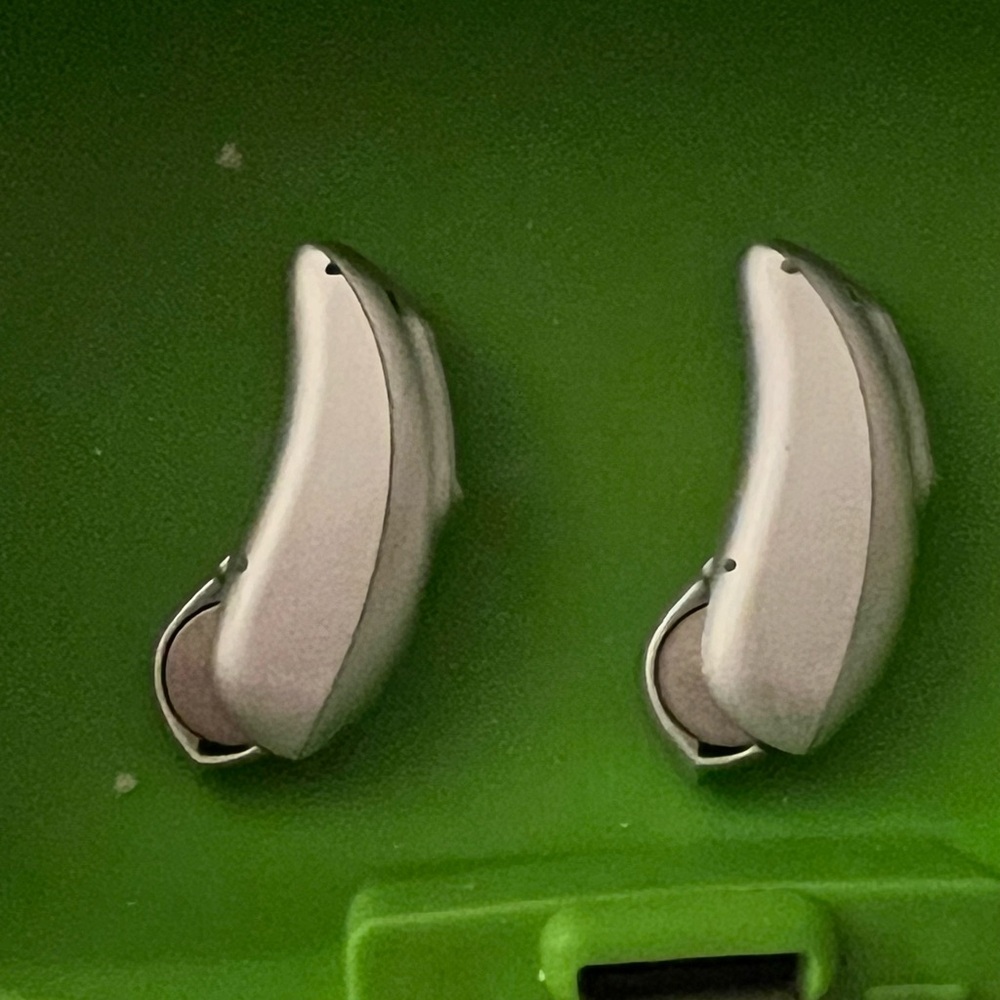 2 Rx Phonack AdeoQ RIE set of 2 digital with tubes & domes 312 battery